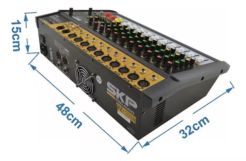 SKP PRO AUDIO VZ100II Consola Potenciada 10 Canales 2000W