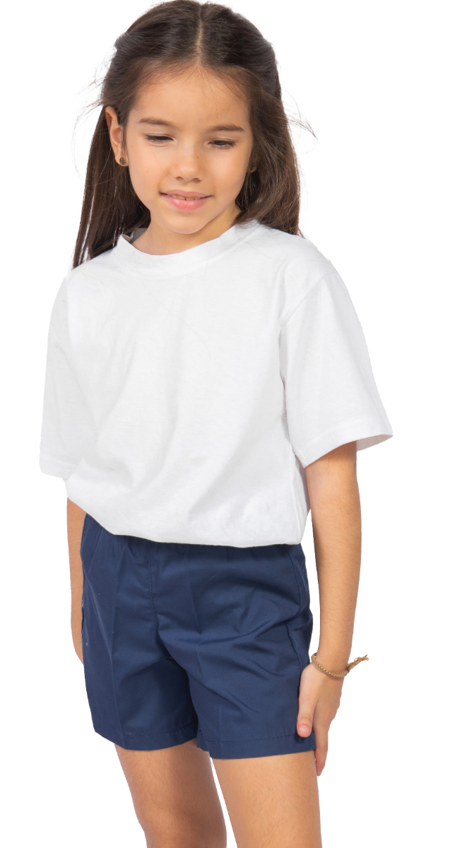 Combo Remera Short de Algodon y Arciel Set CORTO Colegial